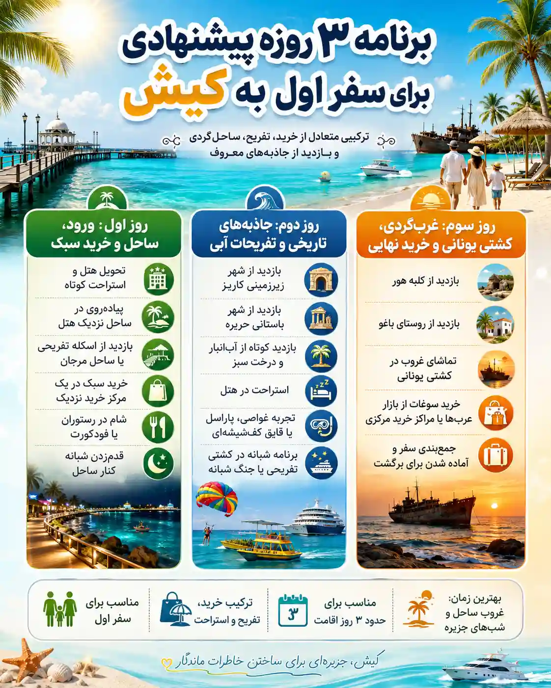 برنامه سه روزه کیش